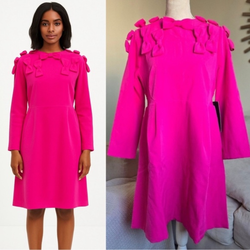 TUCKERNUCK - Chic Fuchsia Dress with Bow Details! *SMALL*